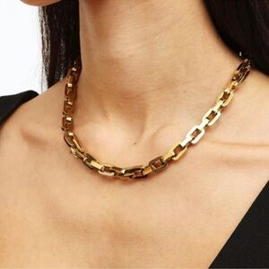 Eddie Borgo Supra Link Necklace 17”